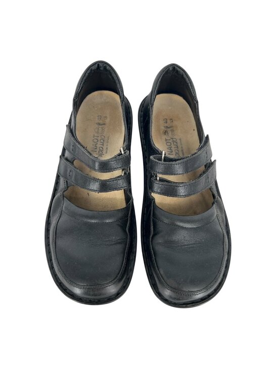 Naot Shoes - Naot Black Leather Mary Jane Comfort Shoes Double Strap Size 40 US 9